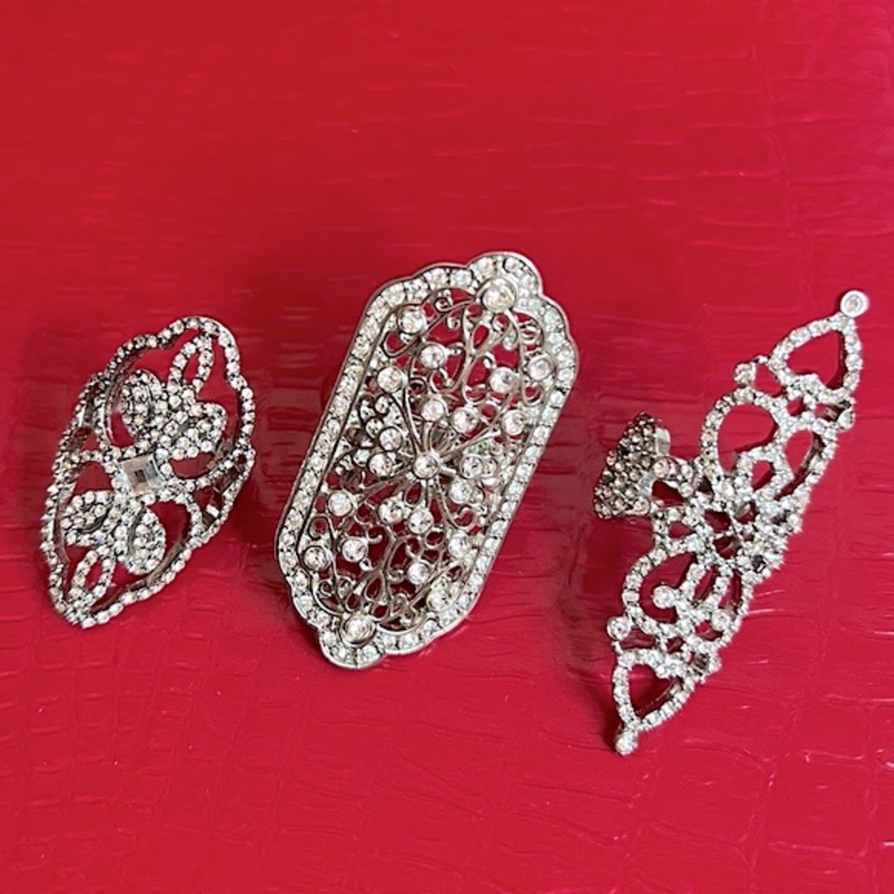 Silver Costume Jewelry Rings